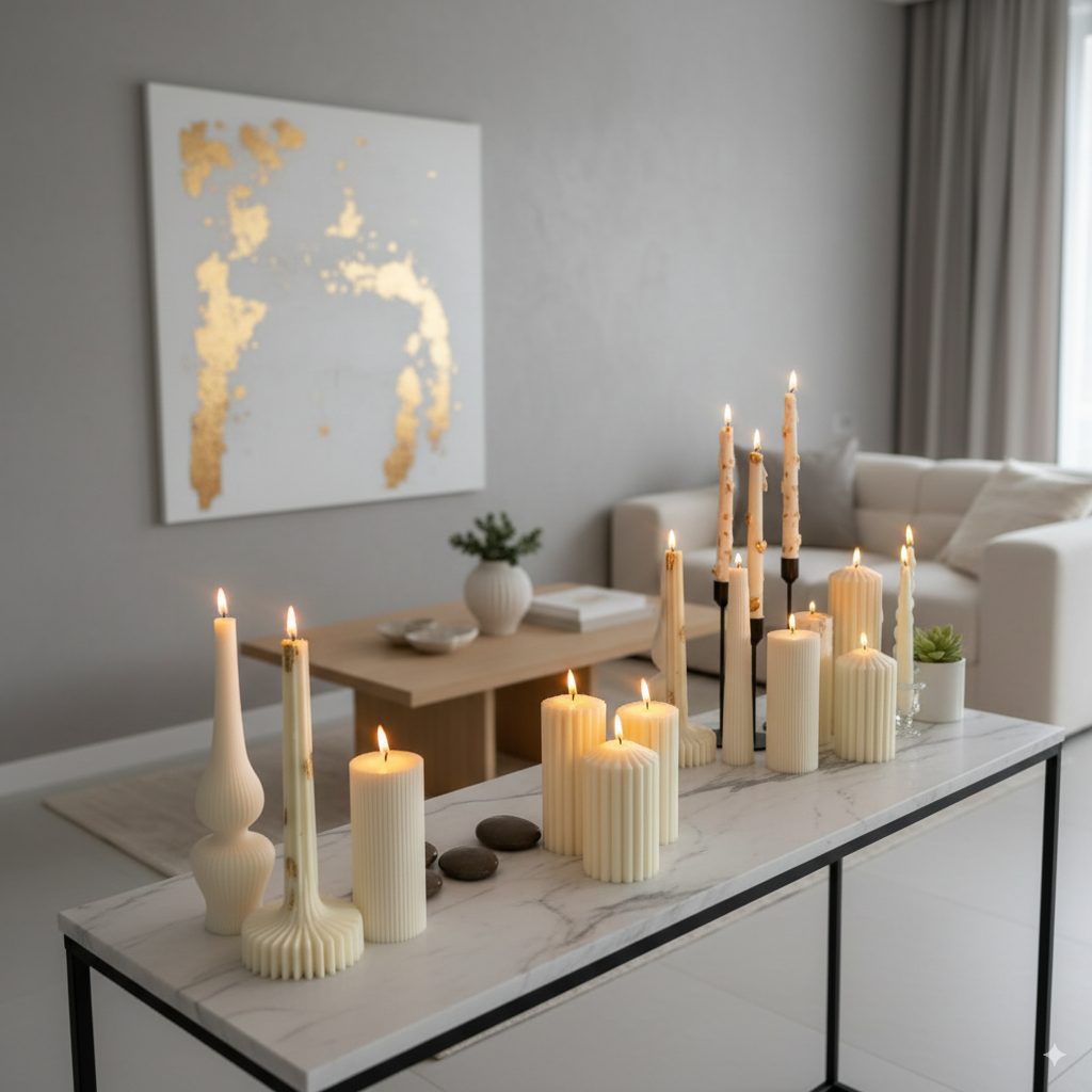 Figuras y Pilares de Cera