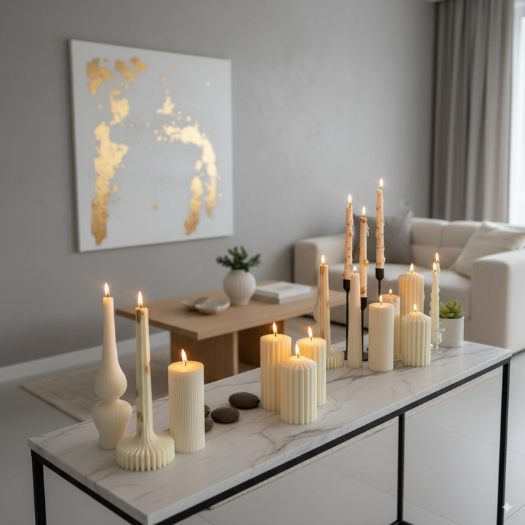 Figuras y Pilares de Cera